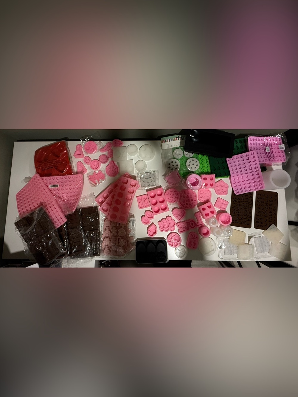 DESTASH 75 count Silicone Molds AS IS for crafting